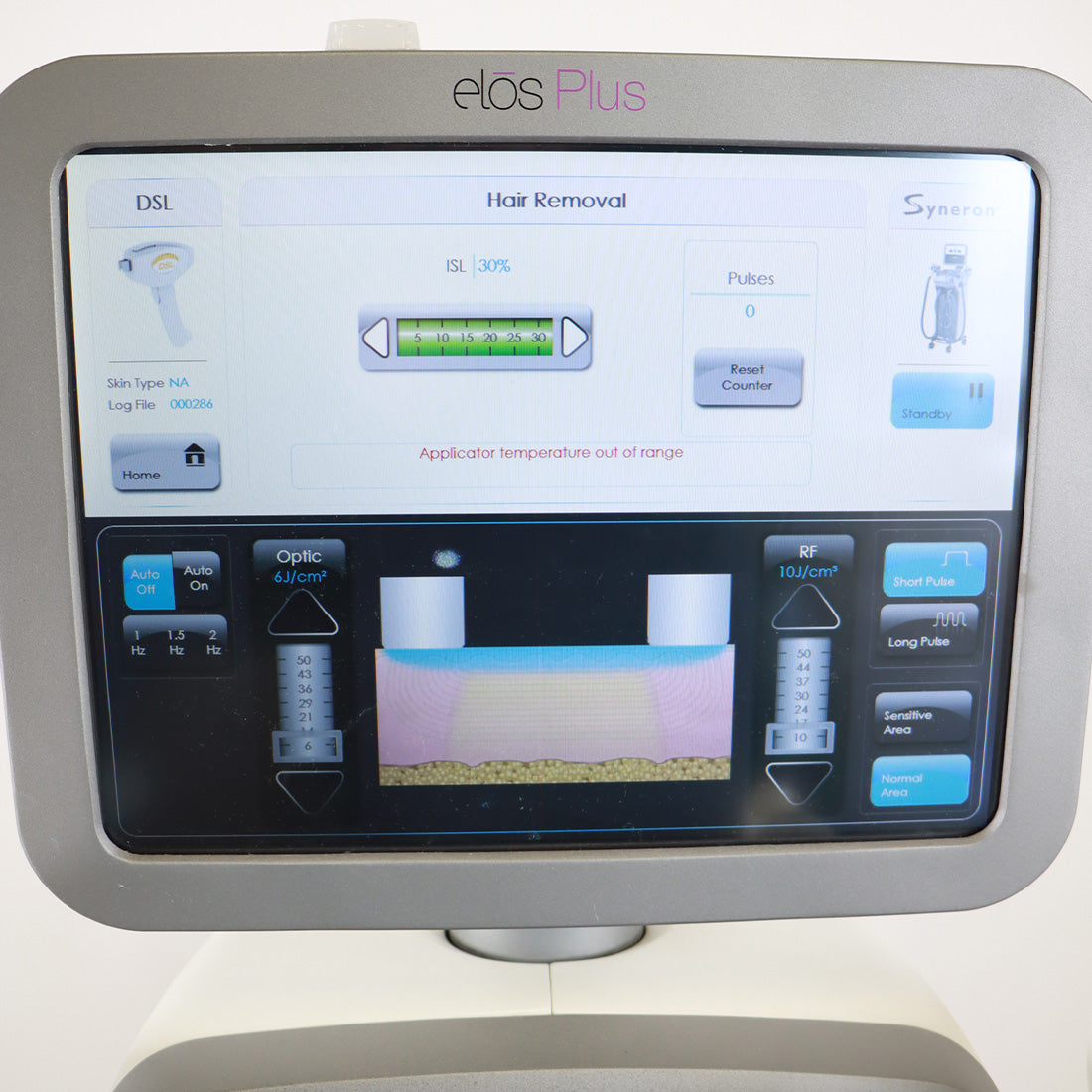 2012 Syneron Candela Elos Plus Laser RF Skin Tightening Hair Removal 3 Handpcs