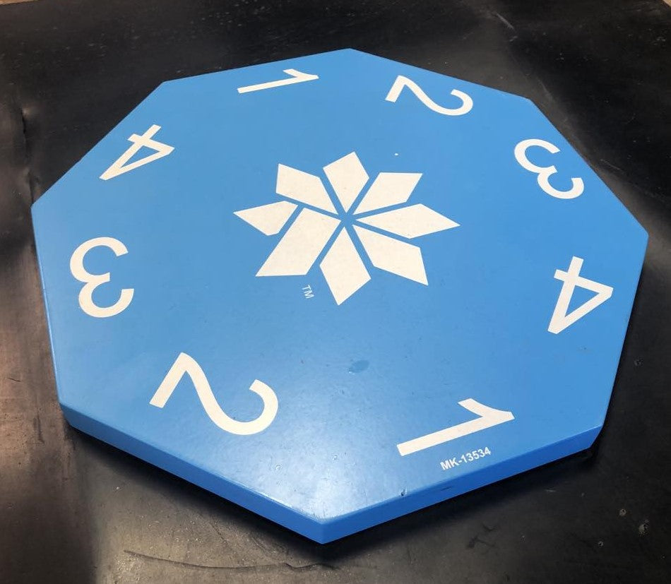 Zeltiq CoolSculpting 360º 4 Angle Foot Placement Blue 1 2 3 4 Mat MK-13534