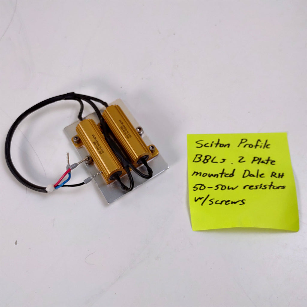 Sciton Profile BBLs Broadband Light System Part Duo 50W Resistors & Bracket AsIs
