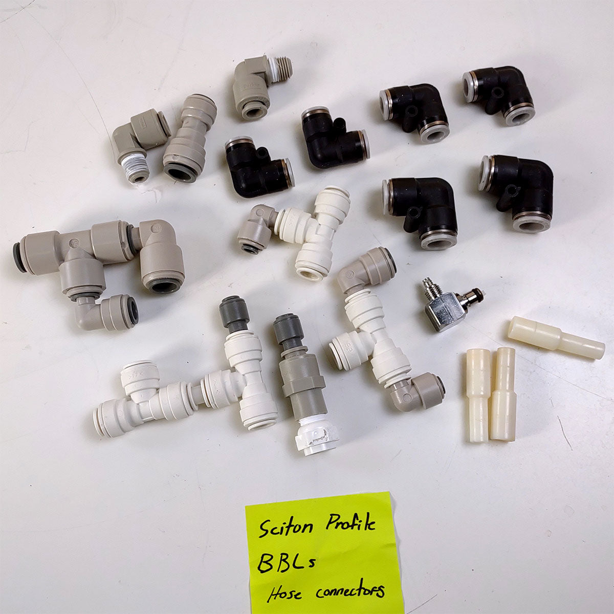 Sciton Profile BBLs Broadband Light System Parts Assorted Hose Connectors As-Is