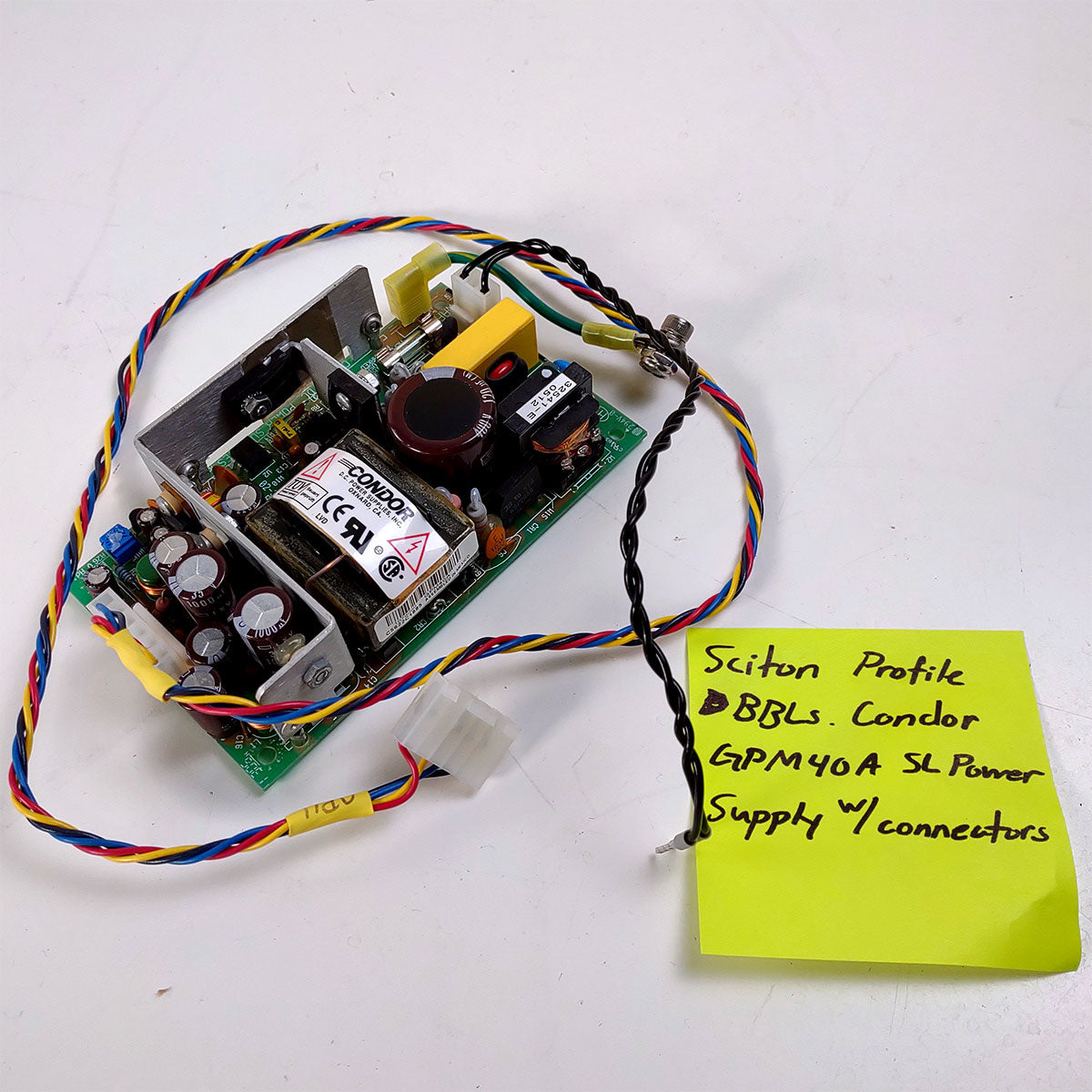 Sciton Profile BBLs Laser Broadband Light System Parts 40W Power Supply As-Is