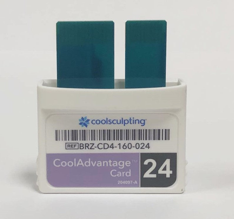 Zeltiq CoolSculpting CoolMini BRZ-CD4-02X-024 Green Treatment Card x15 Cycles