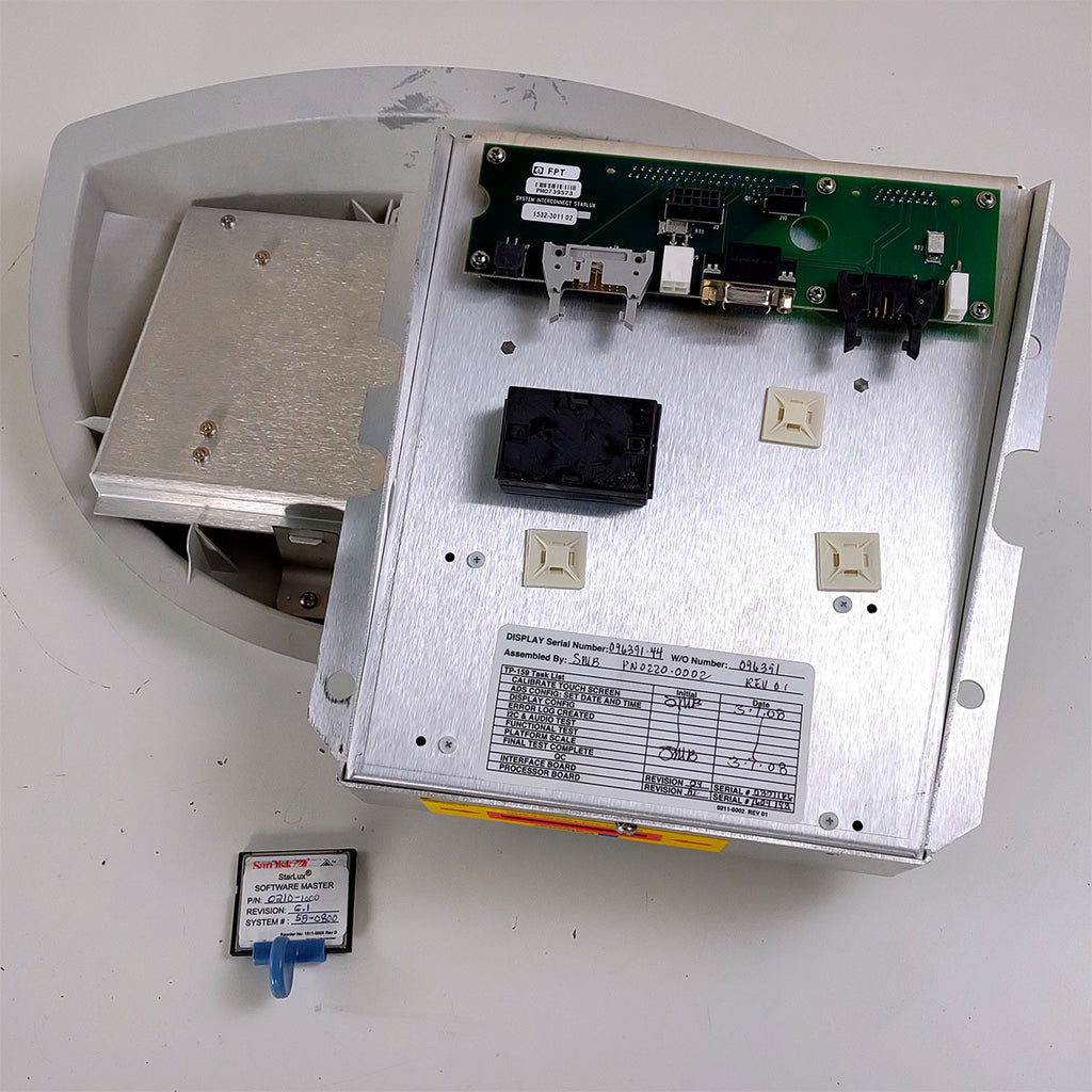 Palomar StarLux 500 IPL System Parts IO PCB, Software Card and BAD Display As-Is