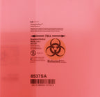 Sharps Container BD 8537SA Red Clear Regulated Medical Waste Disposable 3 Gal x6