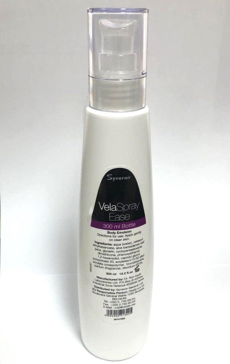 Syneron VelaSpray Ease Body Emulsion MT47984 300mL Bottle Velashape Spray x1 Pc