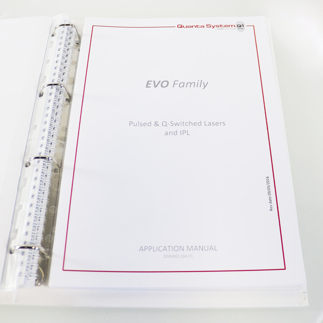 Quanta System Q1 EVO Family Laser Systems User Manuals 2021 DGM001164.10 +