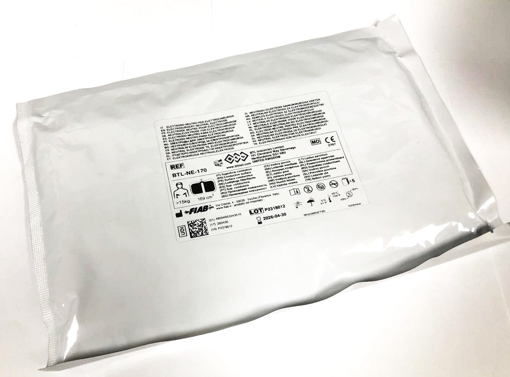 BTL Electrosurgical Disposable Ground Pad BTL-NE-170 Exp04/2026 1 Pouch w/5 Pads