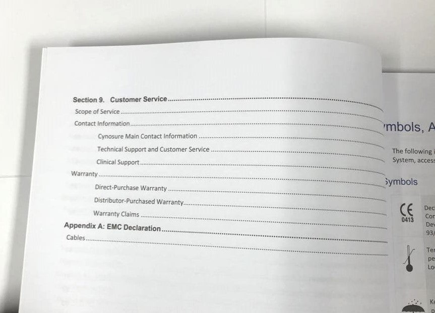 Cynosure TempSure Operator Manual User RadioFrequency Operation 850-7027-005 Rev. 004