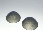 Oculo-Plastik Cox II Laser Patient Eyeshield Metal Silver Size Small Set