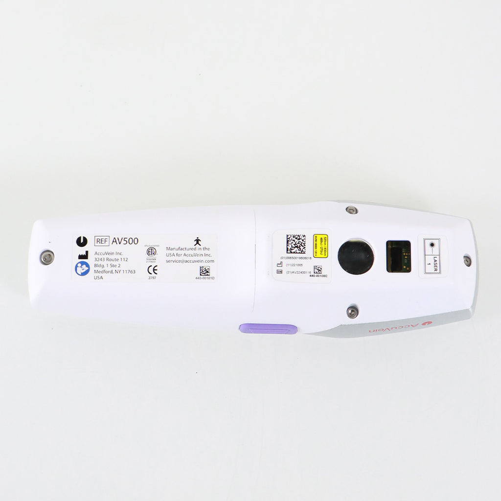 AccuVein Vein Finder HF580 Illuminator w/Rolling Stand AV500 Handpiece Accu Vein