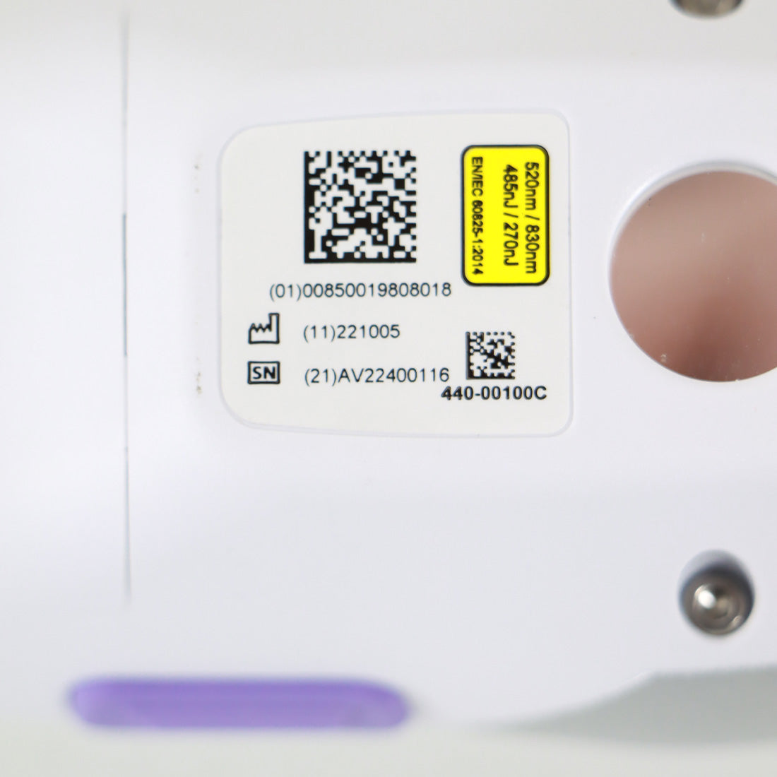 AccuVein Vein Finder HF580 Illuminator w/Rolling Stand AV500 Handpiece Accu Vein
