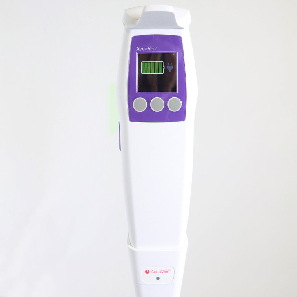 AccuVein Vein Finder HF580 Illuminator w/Mobile Stand AV500 Handpiece Accu Vein