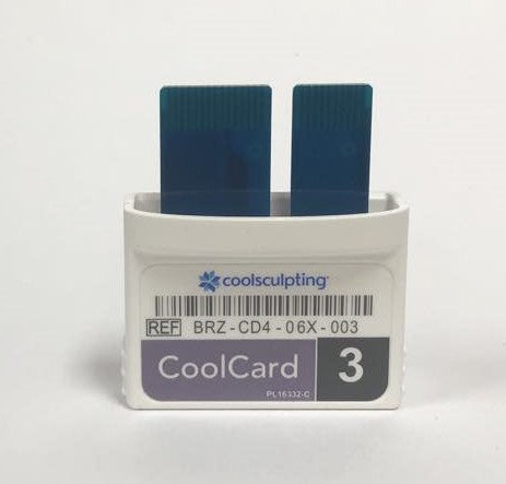 Zeltiq CoolSculpting CoolCard Card BRZ-CD4-06X-003 Cool Card PL16332-C x1 Cycle