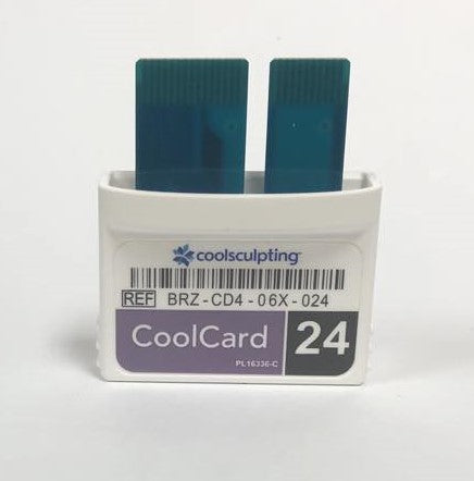 Zeltiq CoolSculpting CoolCard Card BRZ-CD4-06X-024 Cool Card PL16336-C x6 Cycles