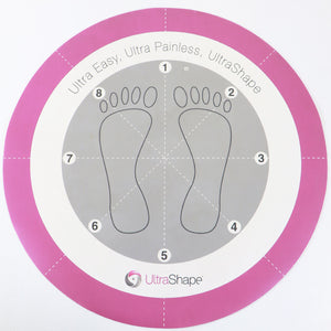 UltraShape Aesthetics Patient Photo Angle Foot Placement Positioning Floor Mat
