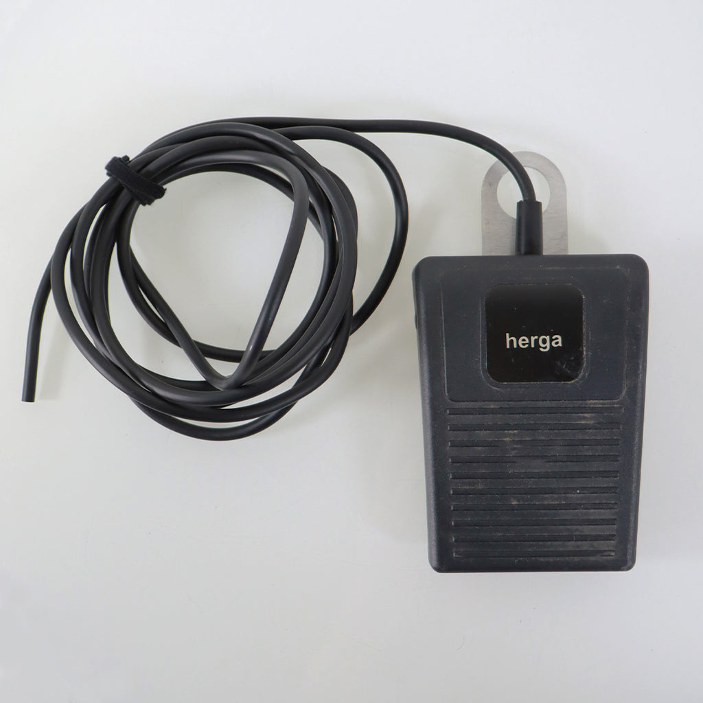 Herga Large Pneumatic Aesthetic Laser Footswitch with Hanging Loop Bracket