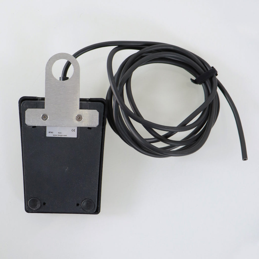 Herga Large Pneumatic Aesthetic Laser Footswitch with Hanging Loop Bracket