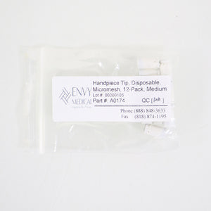 Envy Medical SilkPeel 3 Micromesh Tips Medium A0174 Epi-Plane Treatment Med x12