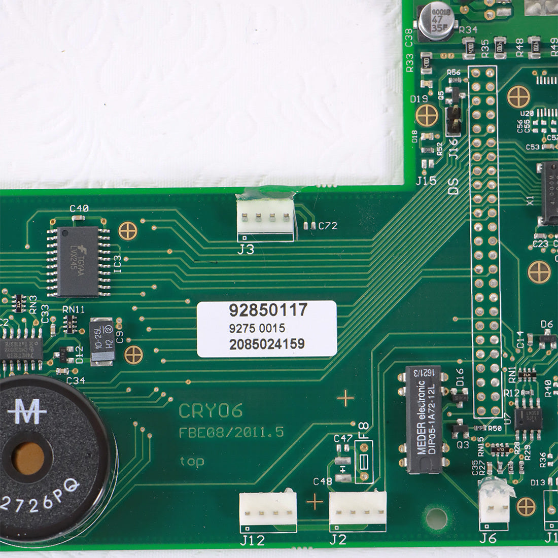 Zimmer Cryo 6 Chiller Main Board PCB Board Green Cryo6 Electrical J2 Parts As-Is