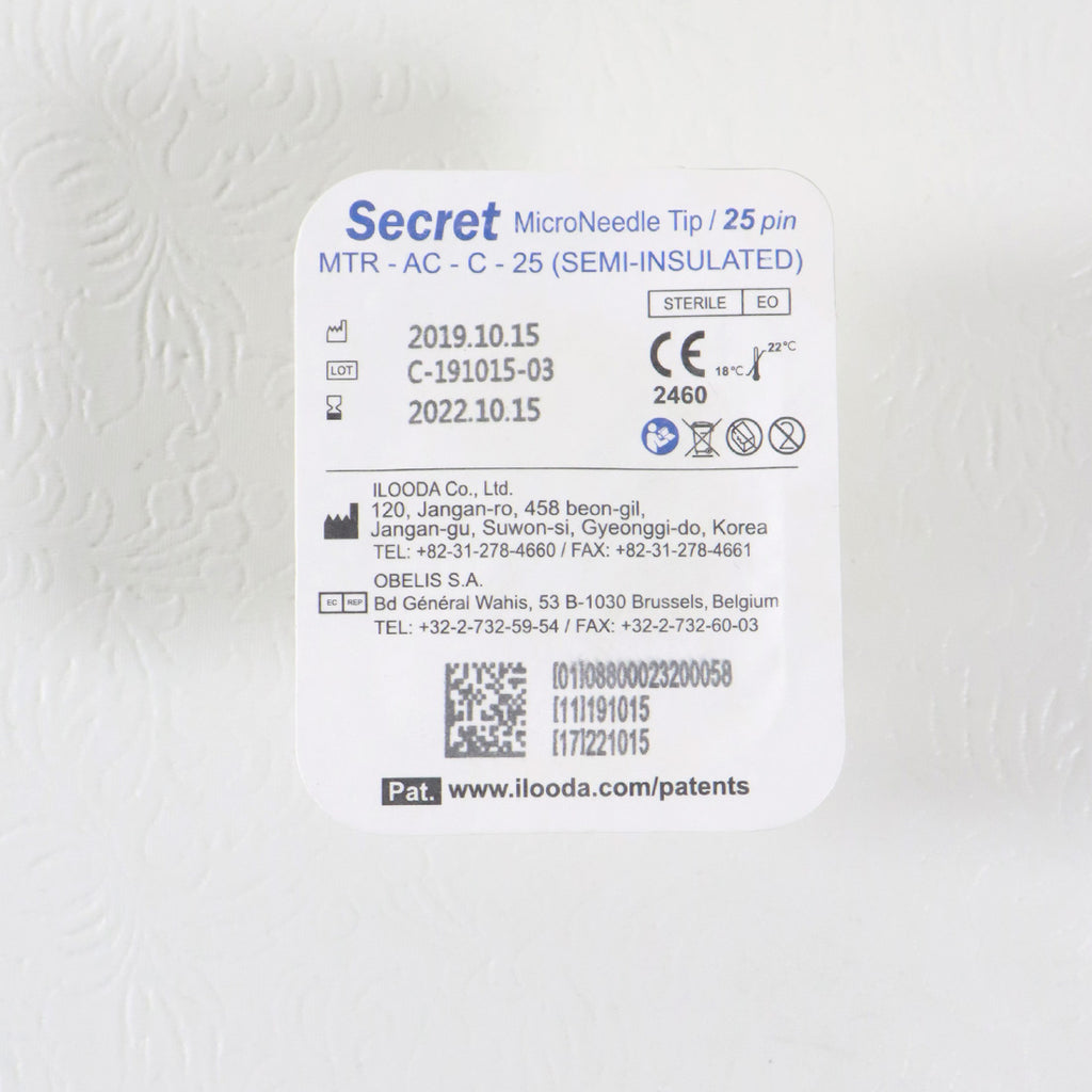 Cutera Secret RF Microneedle Tip Semi-Insulated 25-Pin MTR-AC-C-25 Exp 10/15/22