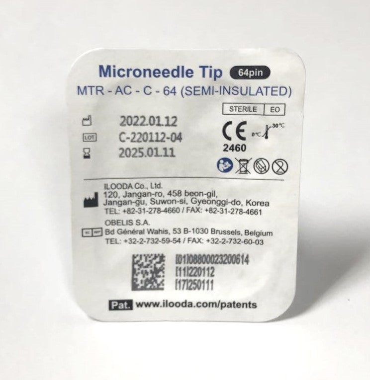 Cutera SecretRF Ilooda Microneedle Semi-Insulated 64 Pin Tip MTR-AC-C-64 x1 Pc