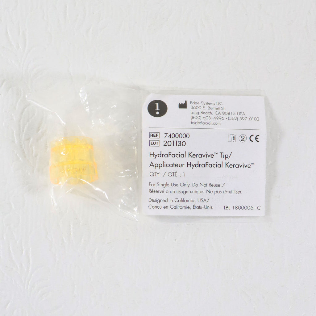 Edge Systems HydraFacial Keravive Tip Scalp Health Yellow 7400000 Single
