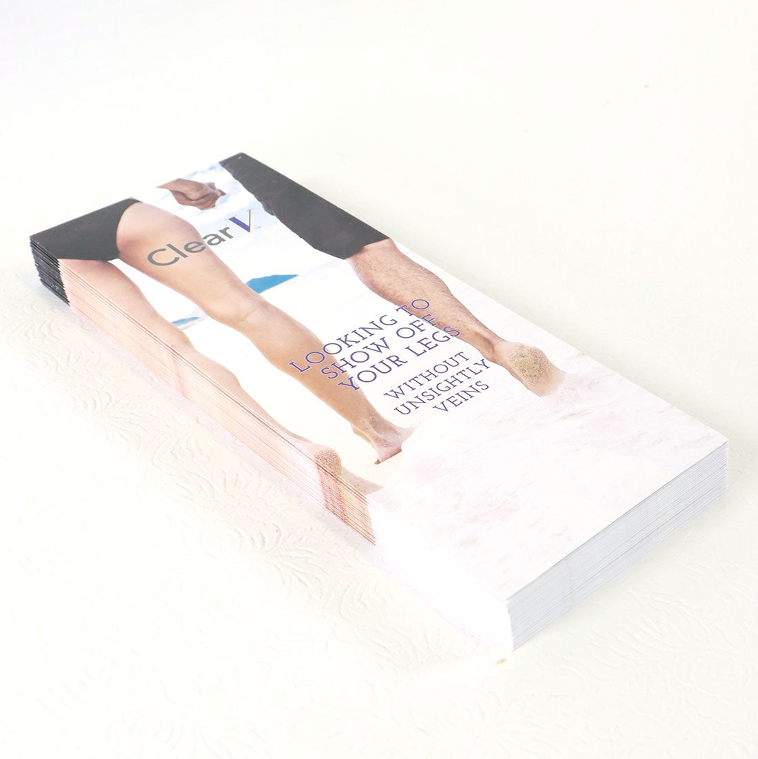 Sciton ClearV Looking Show Off Legs Office Marketing Brochure Spider Facial x20