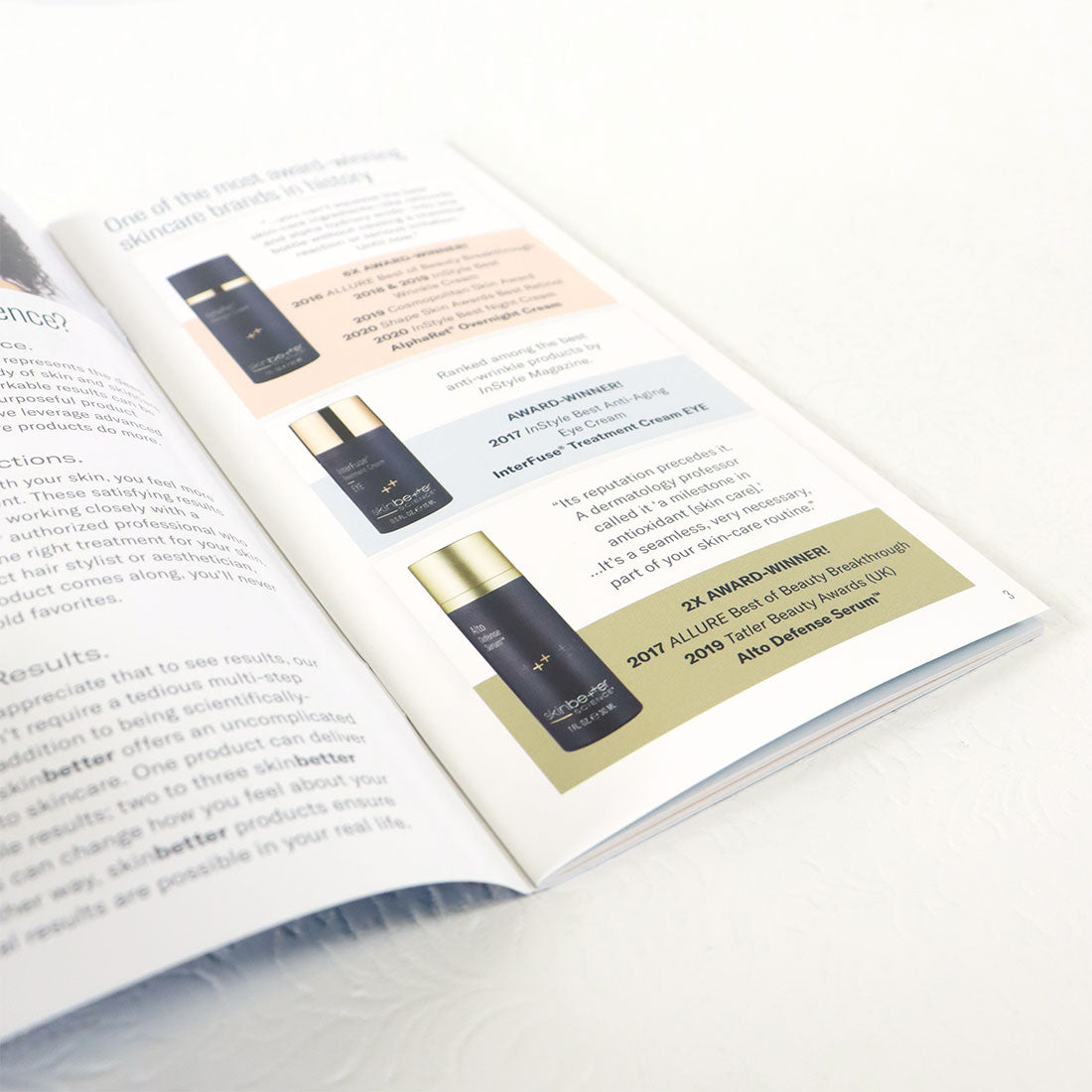 SkinBetter Science Patient Informational Product Marketing Office Brochure x5Pcs