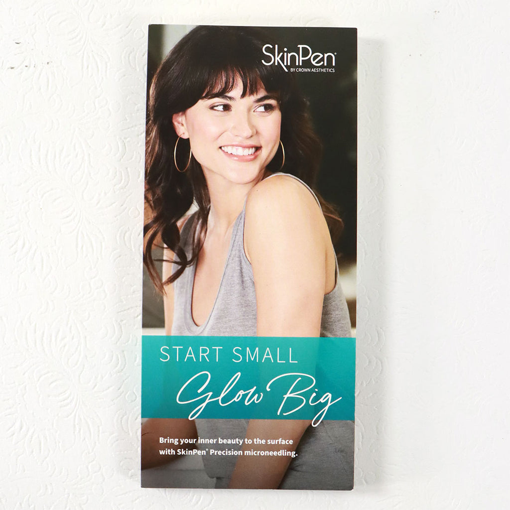 SkinPen Start Small Glow Big Microneedling Patient Office Marketing Brochure x12