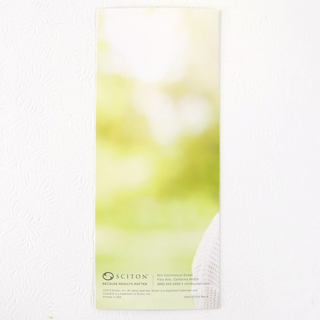 Sciton Laser ClearSilk For Flawless Skin Office Patient Marketing Brochure x20