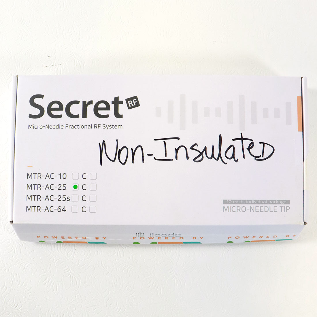 ilooda SecretRF Microneedle Tips 25 Pin Non-Insulated MTR-AC-25 Secret RF x10Pcs