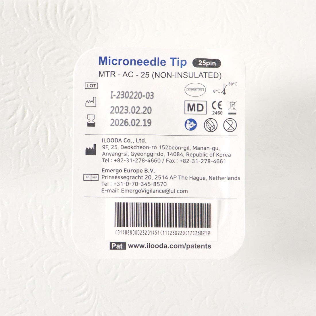 ilooda SecretRF Microneedle Tips 25 Pin Non-Insulated MTR-AC-25 Secret RF x10Pcs