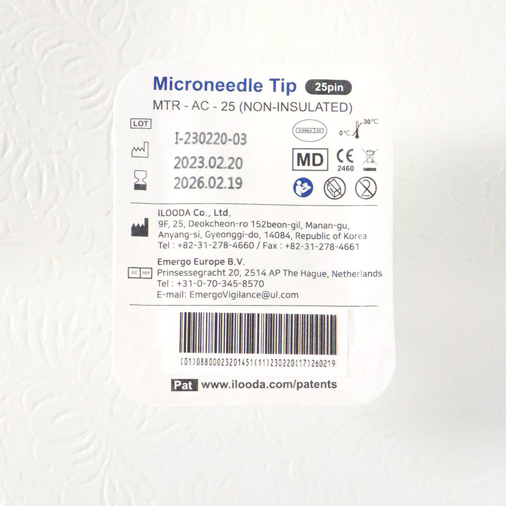 ilooda SecretRF Microneedle Tips 25 Pin Non-Insulated MTR-AC-25 Secret RF x7 Pcs
