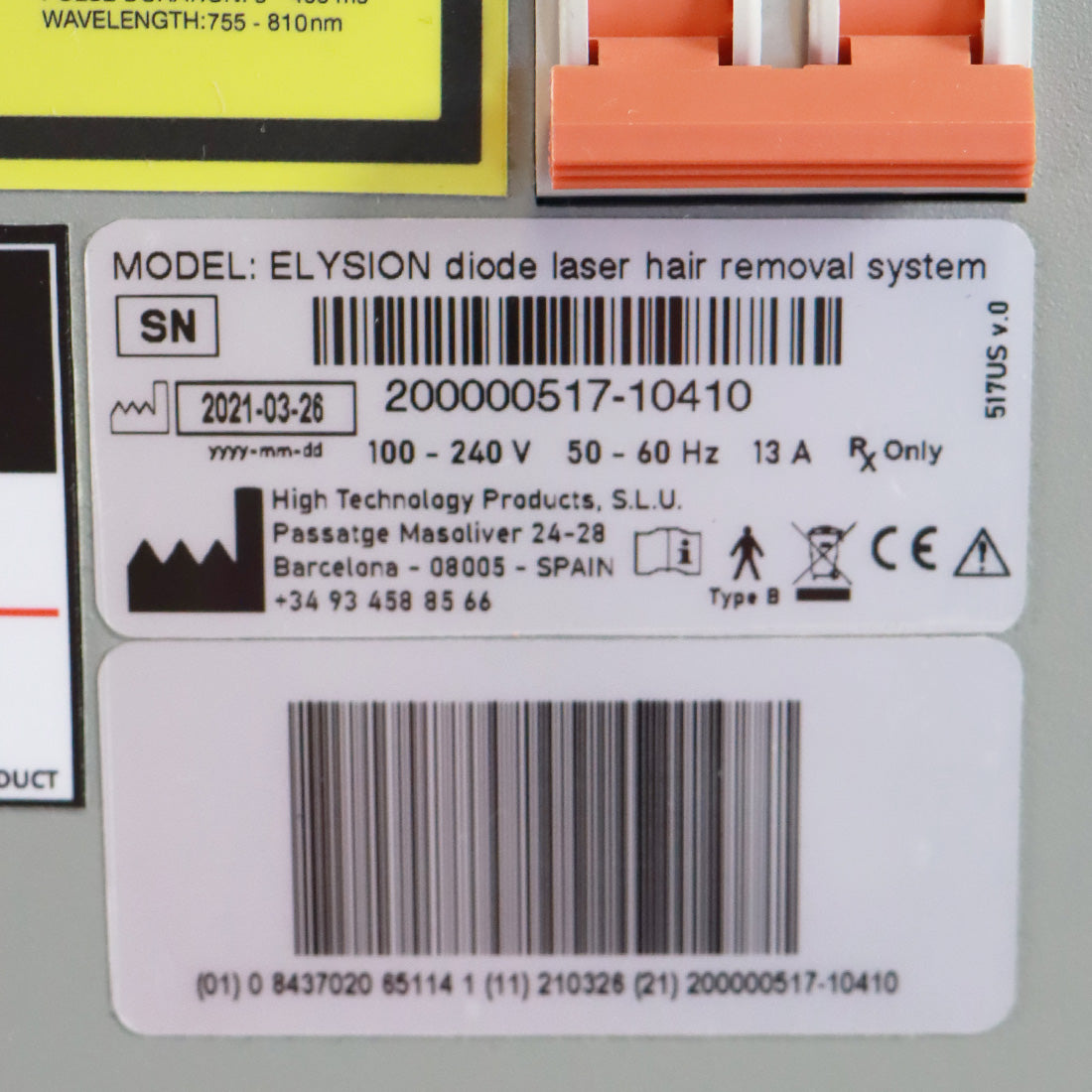 2021 Cocoon Medical Elysion-Pro Diode Laser Hair Removal System 810-940-1060nm