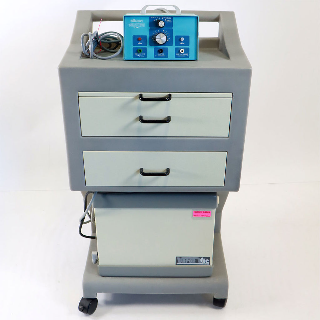 Ellman Surgitron FFPF RF Electrosurgical Generator With Cart & Vapor Vac Smoke Evac