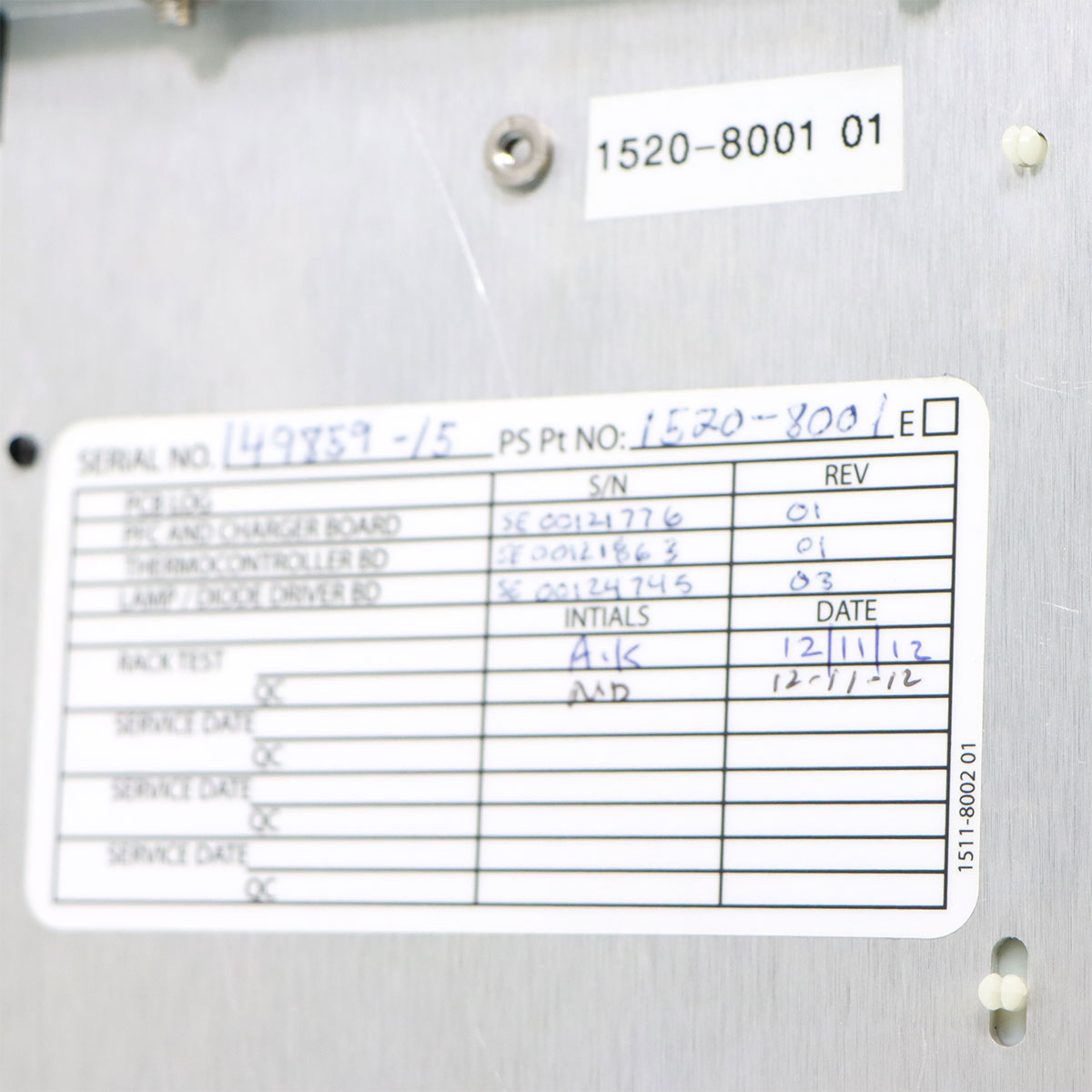 Palomar Icon PFC Board Green Power Suppply 1520-8001