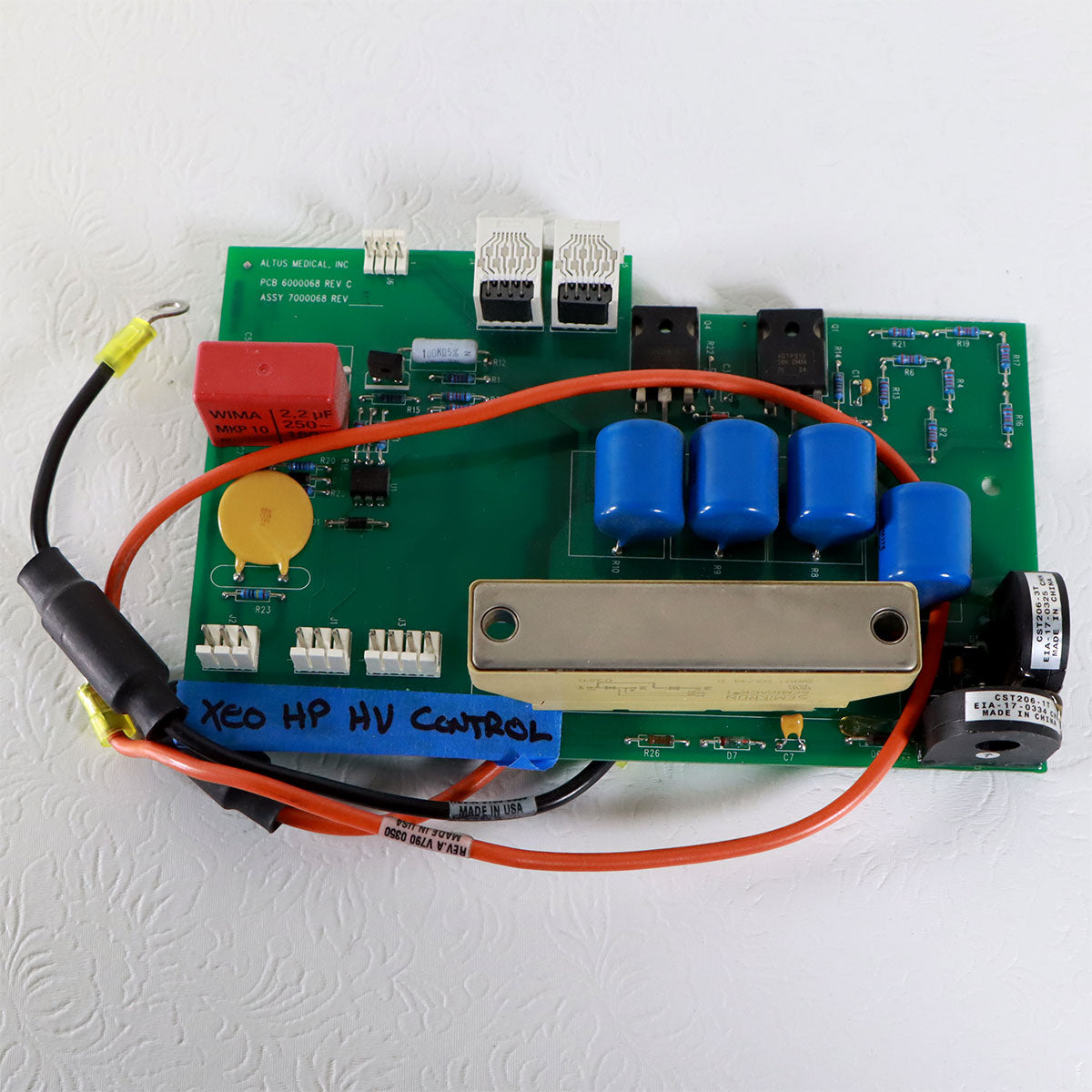 Cutera Xeo Laser Green Circuit HP HV Control Board PCB 6000068 Rev C