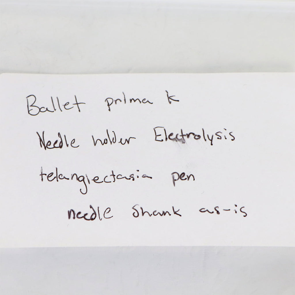 Ballet Prima K Ejector Electrolysis Telangiectasia Pen Needle Shank As-Is