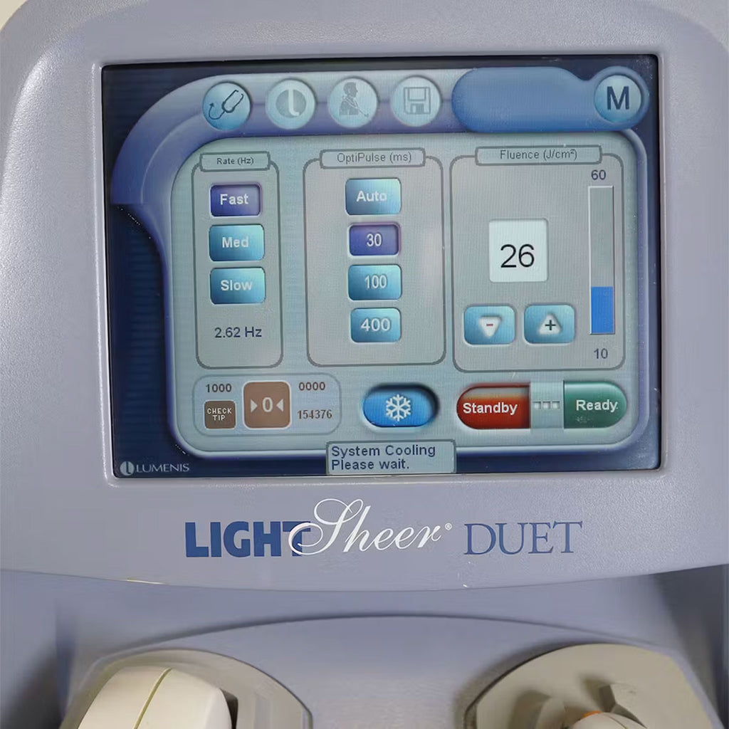 2012 Lumenis LightSheer Duet ET Chill Tip Handpiece Hair Removal SA-1046251