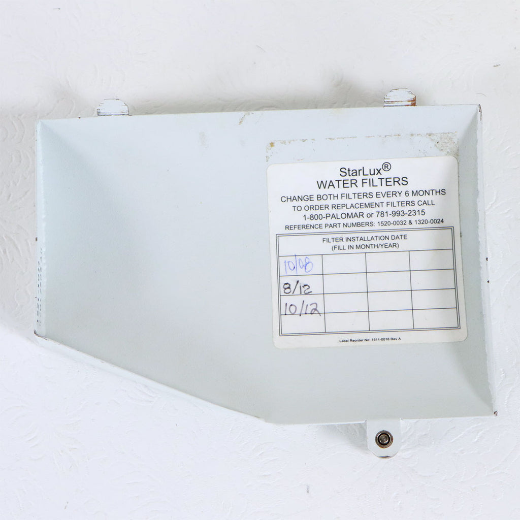 Palomar Starlux 300/500 Water Filter Enclosure Housing Cover 1521-1014