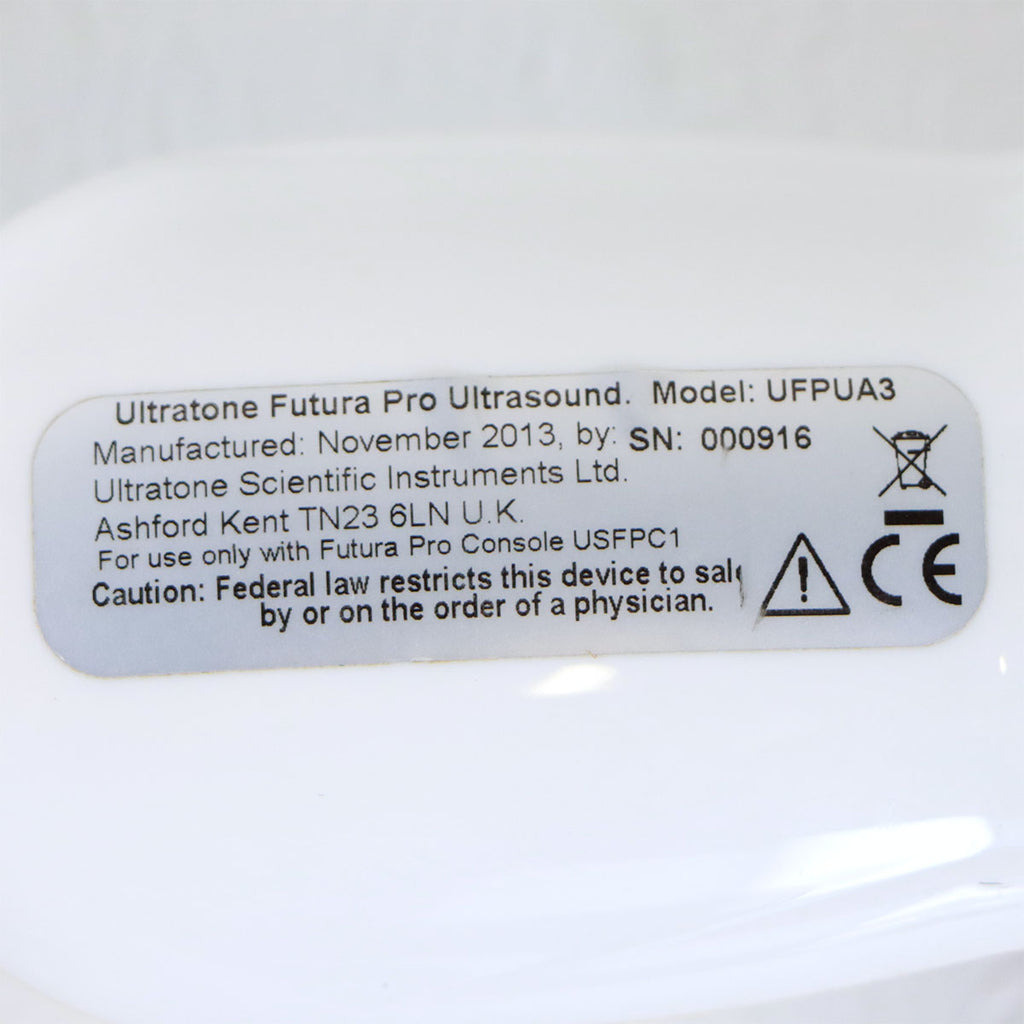 2013 Ultratone Futura Pro Ultrasound Handpiece UFPUA3 Parts AS-IS