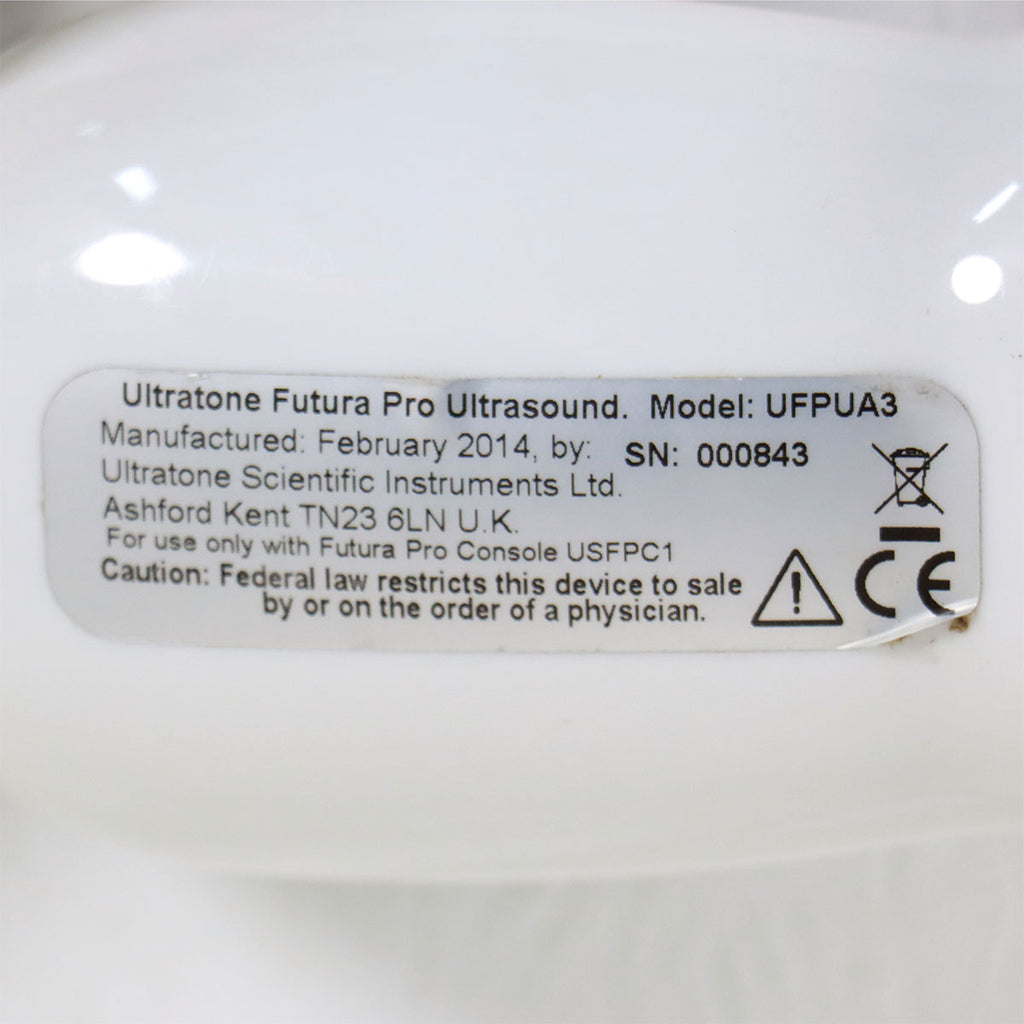 2014 Ultratone Futura Pro Ultrasound Handpiece UFPUA3 Parts AS-IS