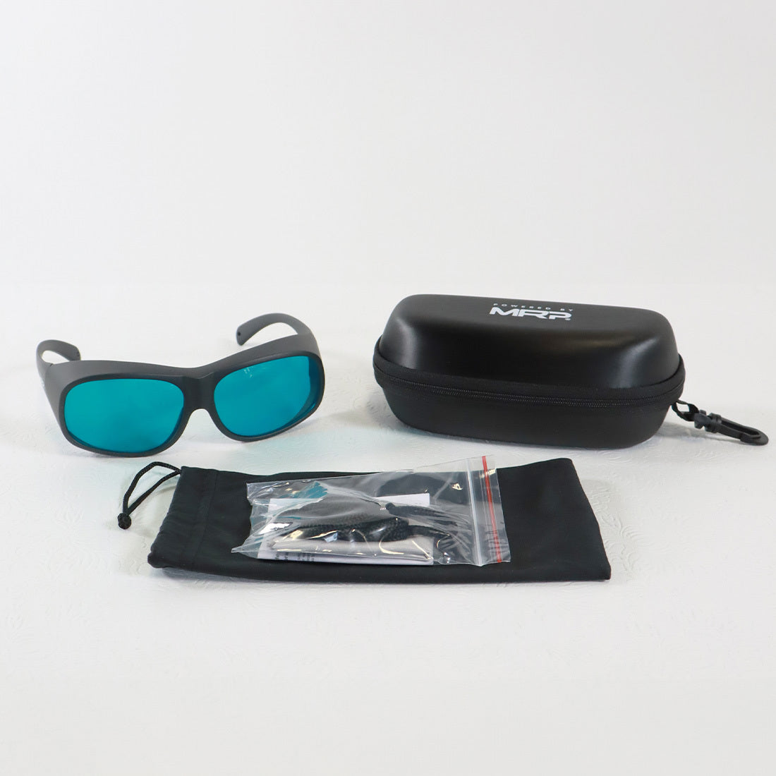 MRP Laser Operator PPE Safety Eyewear Glasses Teal Lens 600-700nm OD6+