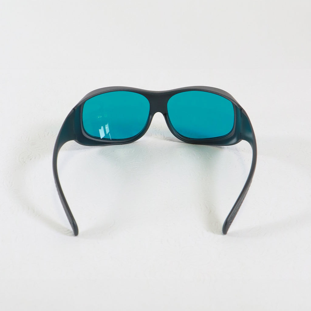 MRP Laser Operator PPE Safety Eyewear Glasses Teal Lens 600-700nm OD6+