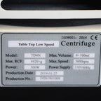 2019 Yingtai Instrument TD4N Table Top Centrifuge 5000rpm 4-Vile Swing Rotator
