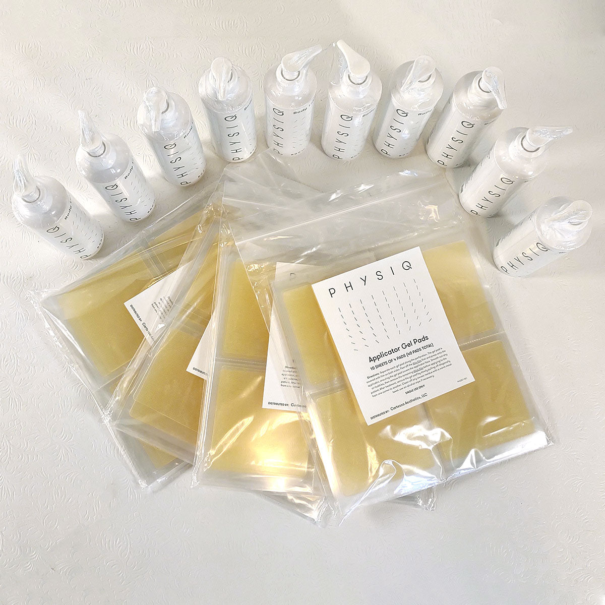 DEKA Cartessa PHYSIQ Treatment Kit - 160 Gel Pads & 10 Bottles Post-Care Lotion