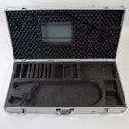Aluminum Hard Shell Locking Case 43 x 22 x 7in with Deka Laser Parts Cut Padding