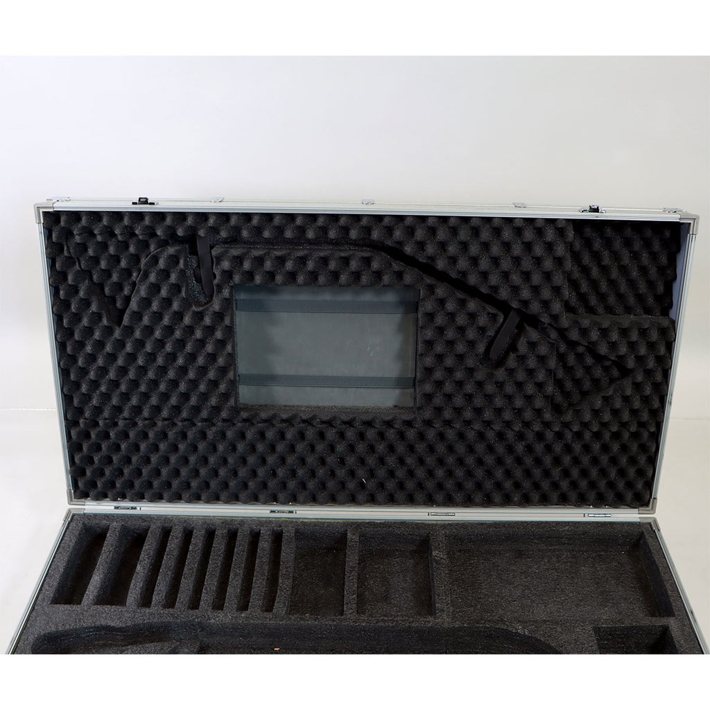 Aluminum Hard Shell Locking Case 43 x 22 x 7in with Deka Laser Parts Cut Padding