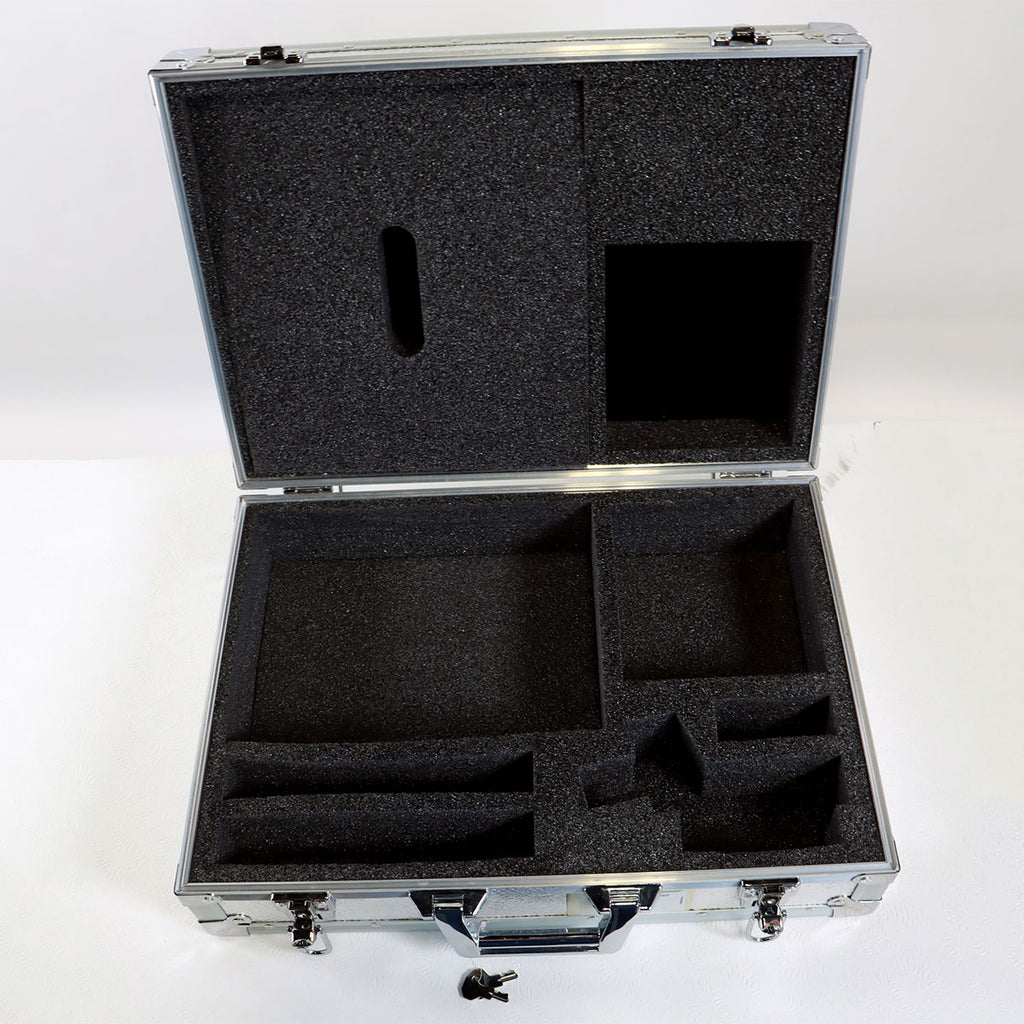Aluminum Hard Shell Locking Case 19.75 x 14 x 6in Deka Laser Handpiece Cut Pad