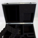 Aluminum Hard Shell Locking Case 20in x 14in x 6in Deka Handpiece Laser Cut Pad